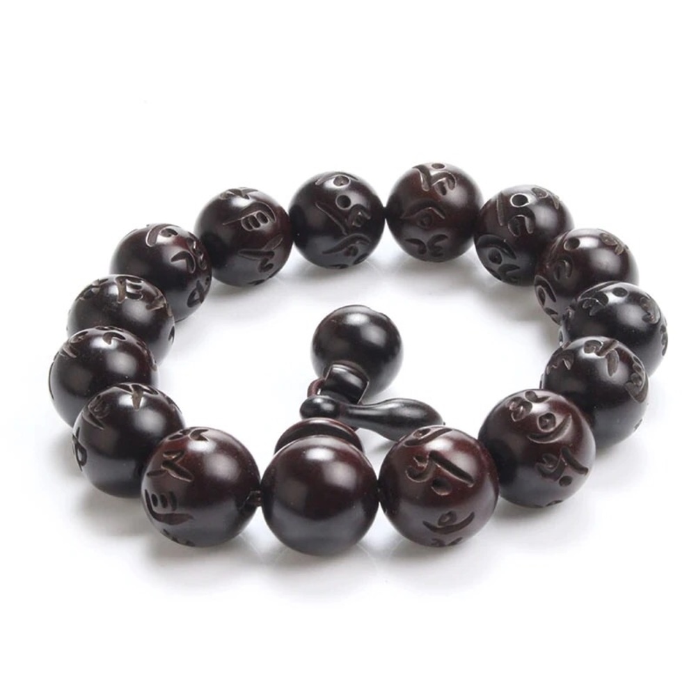 Lightning Wood Buddhism Prayer Beads